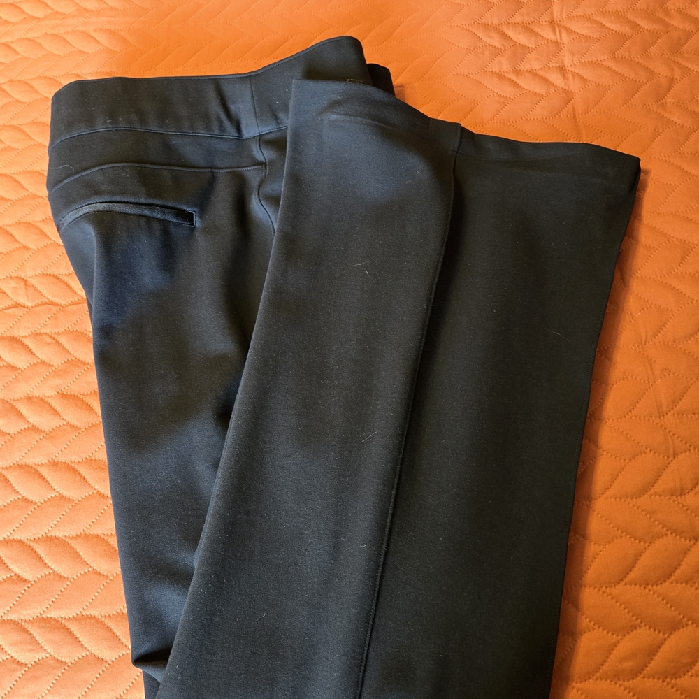 SPANX Black Boot Cut Pants